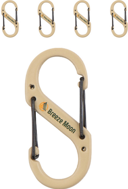 브리즈문 S 카라비너 대형, 탄베이지, 5개