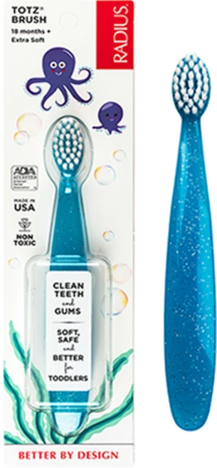 래디어스 토츠 유아 칫솔, 블루, 1개입, 1개 - 쿠팡