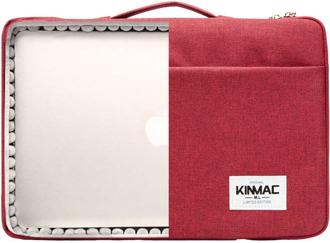 킨맥 360 쉴드 노트북 파우치, 심플와인, 1개
