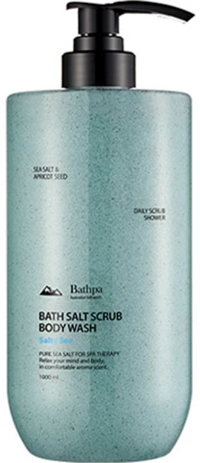 바스파 대용량 스크럽 바디워시 해수향, 1개, 1L - 쿠팡