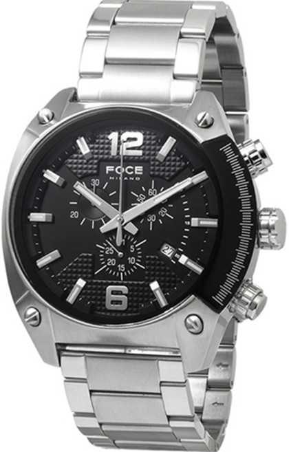 포체밀라노 남성용 메탈시계 스위스무브먼트 49mm FM6737BK + 케이스