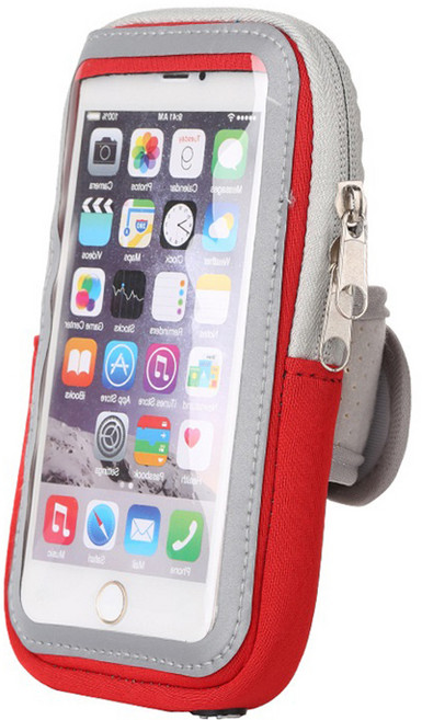 헨센 패션 지퍼 휴대폰 암밴드 중형