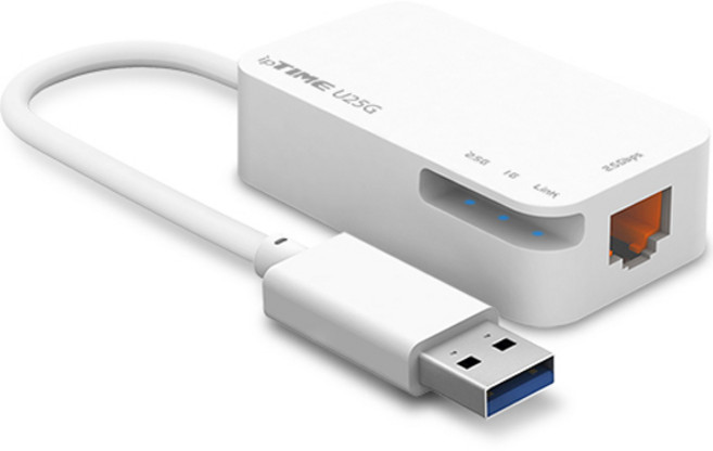 ipTIME 기가비트 랜카드 노트북용, U25G, 1개