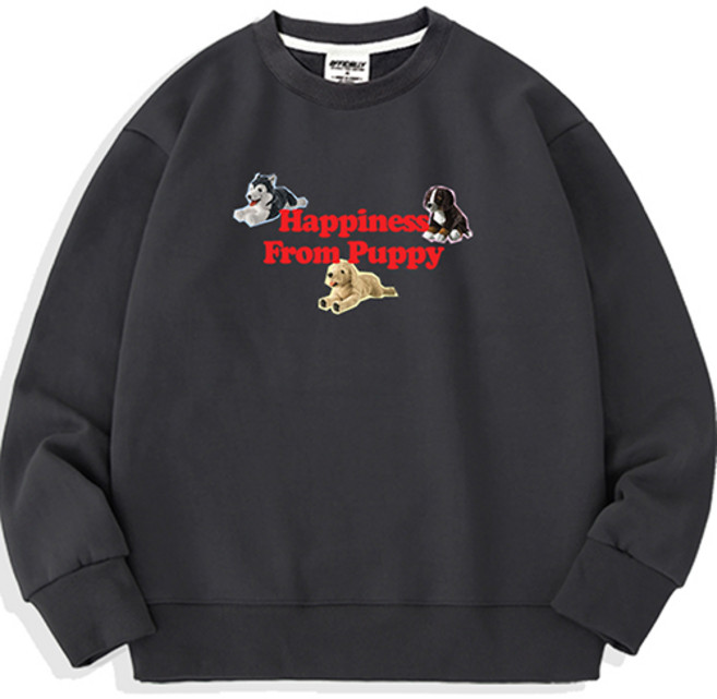 오티디 프리미엄 쮸리 해피니스 퍼피 오버핏 맨투맨