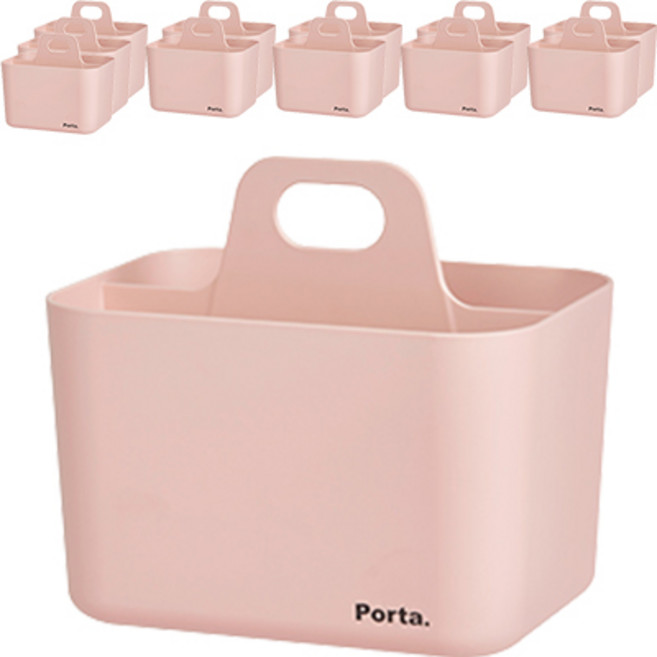 리템 포르타 미니 정리함, 핑크, 12개