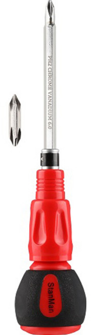 스탠맨 4 in 1 자석 양용 라쳇 드라이버, 1개