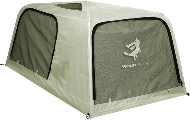 WOLFLAUNCH SUV內部車宿帳篷 L, 2人, 淺卡其色