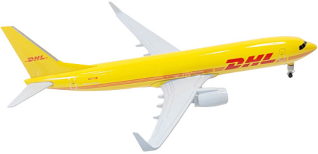 QIYUMOKE 20公分壓鑄模型飛機, 1個, DHL航空B737