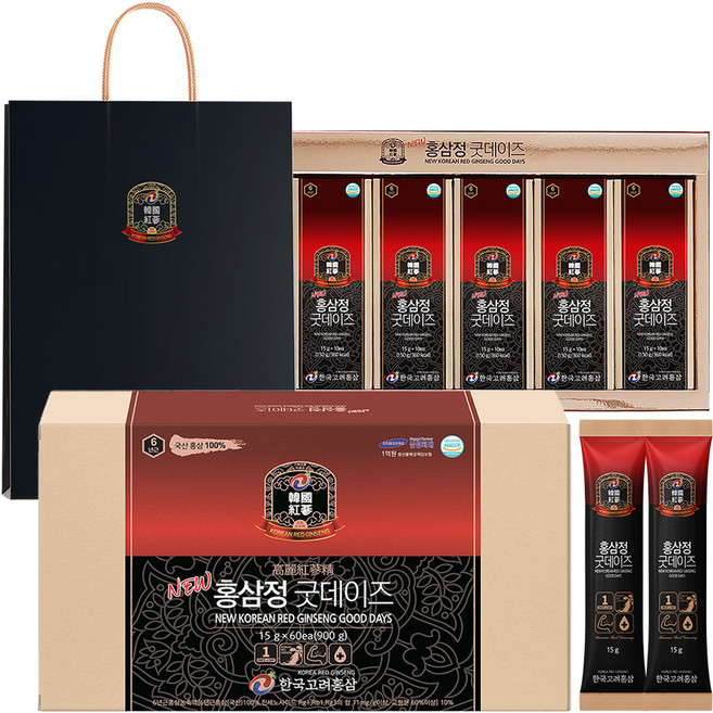 한국고려홍삼 뉴 홍삼정 굿데이즈 10p + 쇼핑백, 900g, 1개