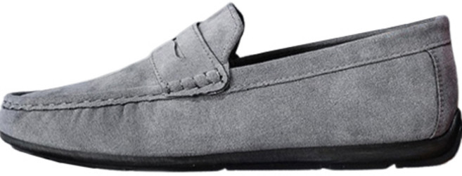 실버스 남성용 수제 인조스웨이드 시그니쳐 로퍼 FR018