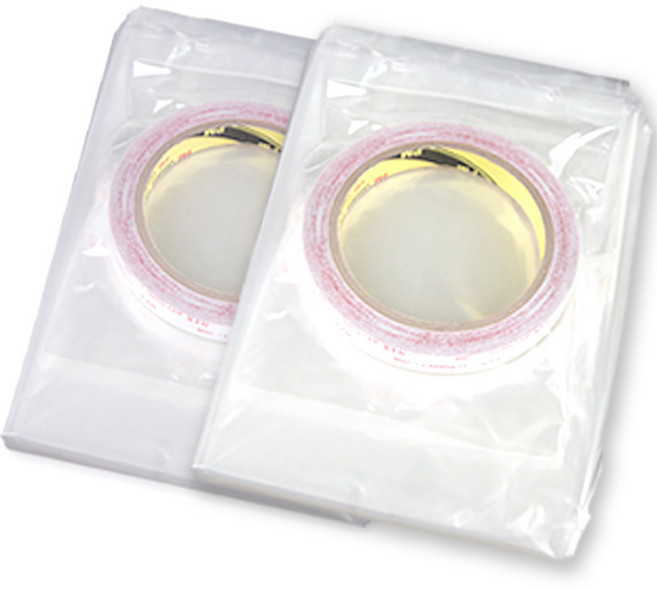 플러스라인 외풍차단 특수 방풍비닐 2p + 양면테이프 2p 세트, 1세트