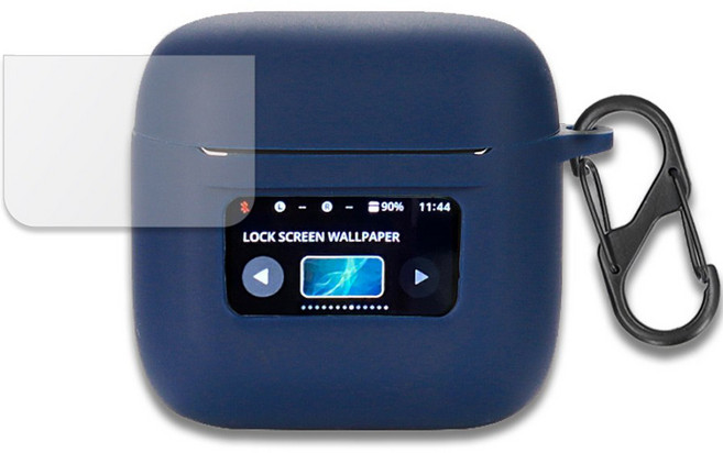 JBL TOUR PRO2 전용 컬러 슬림핏 케이스 + 필름 세트, NAVY