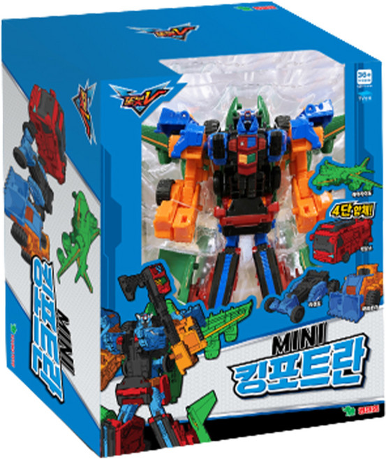 영실업 또봇V MINI 킹포트란 변신로봇 완구, 혼합색상, 1개