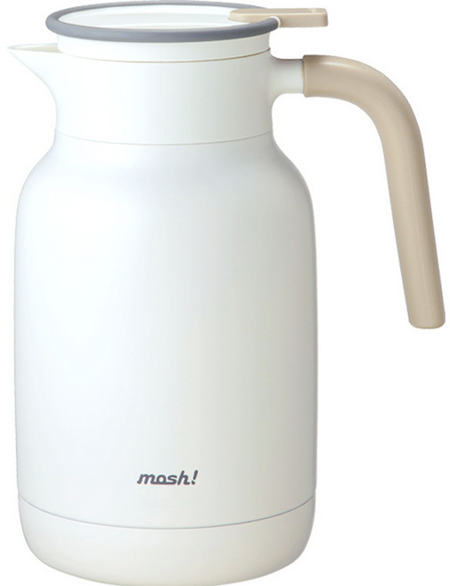 모슈 라떼 보온보냉 테이블팟, 매트 화이트, 1.8L, 1개