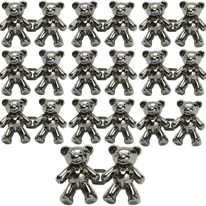 모나코올리브 베어훅 허리줄임 버클 단추, 티탄, 10개