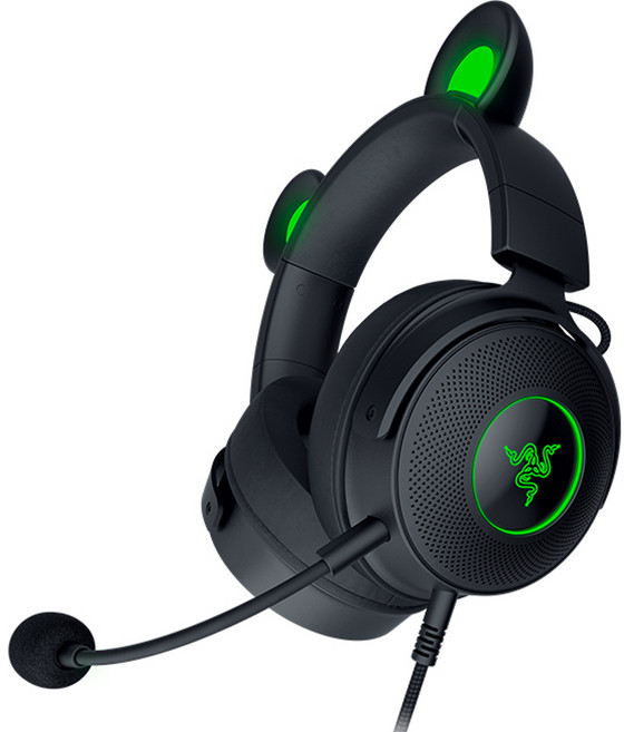 RAZER 雷蛇 Kraken Kitty V2 Pro 耳機, 黑色, RZ04-0451