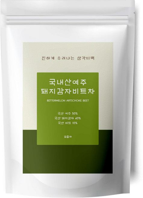 유리아 삼각티백 여주 돼지감자 비트차, 1개, 100개입, 1.2g