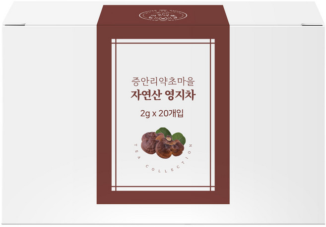 증안리약초마을협동조합 영지버섯차 티백, 1개, 2g, 20개입