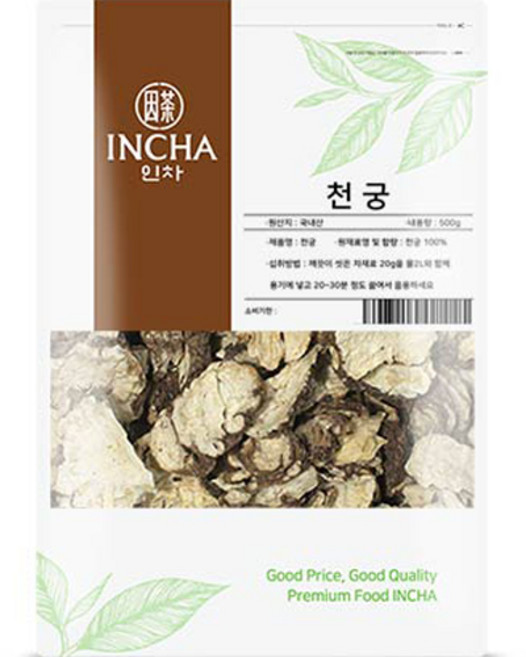Incha 因茶 川芎茶, 500g, 1個