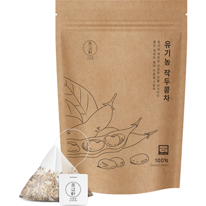 다정헌 유기농 작두콩차 티백, 1.5g, 20개입, 1개