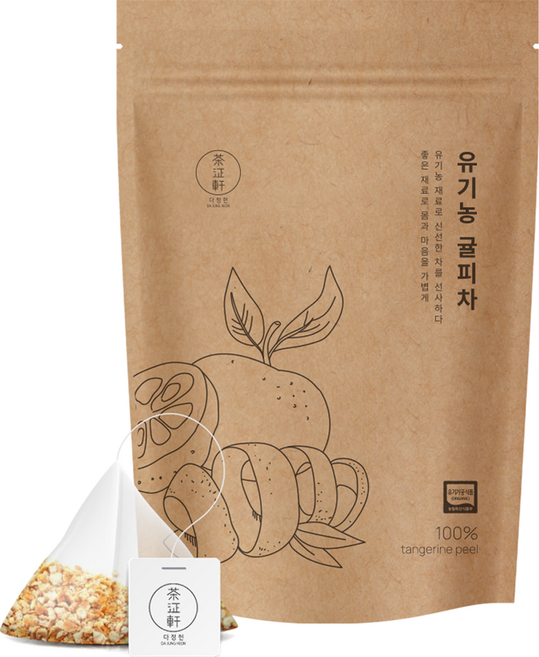 다정헌 유기농 귤피차, 1.5g, 20개입, 1개