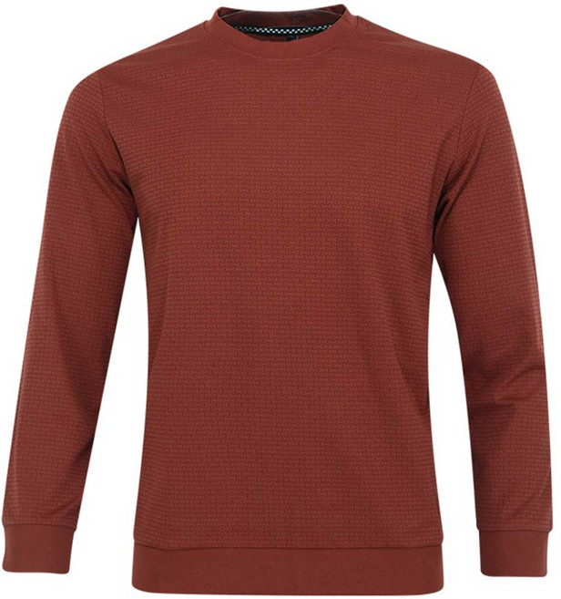 페라어스 남성용 블록패턴 라운드 긴팔 티셔츠 CTF3RV2017