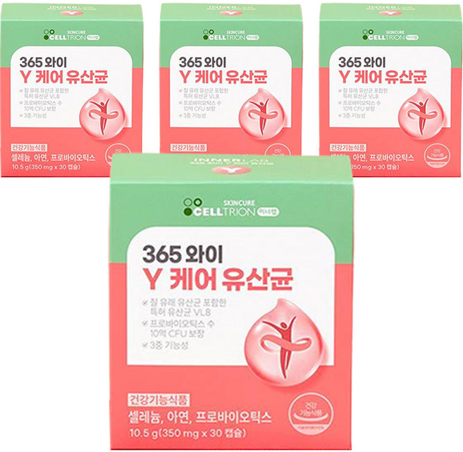 이너랩 365 와이케어 유산균, 30정, 4개