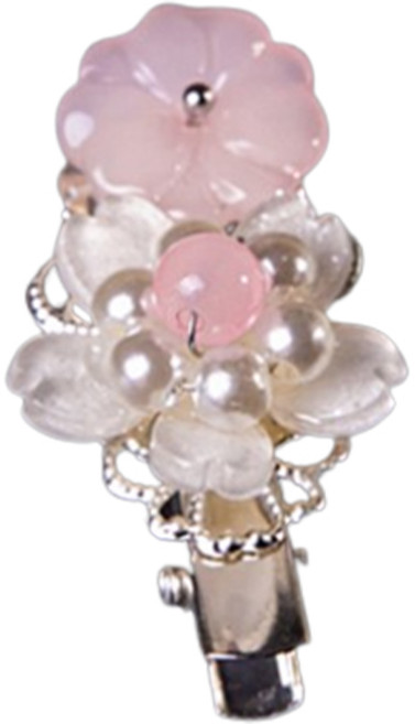 아가명주 여아용 돌 한복 소품 송이송이 꽃 브로치