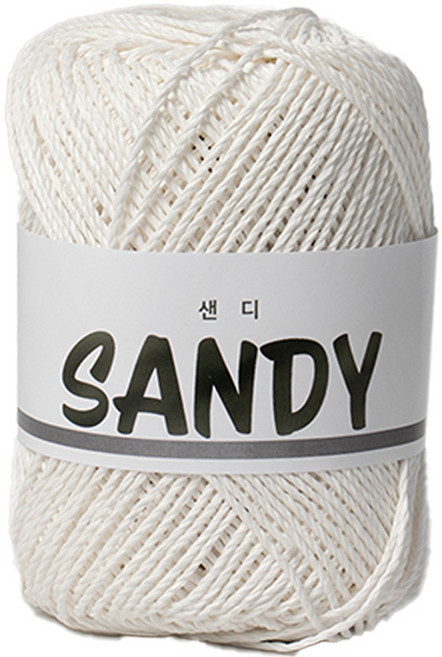 yarna 샌디 뜨개실, 1 화이트, 1개