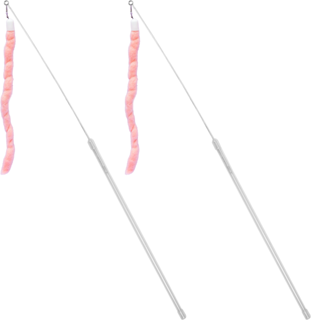 쥬아펫 꼬마 와이어 피싱 낚싯대, 리틀울롱, 2개