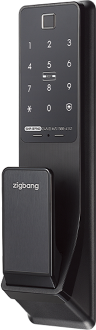 직방 보안강화 지문 푸시풀 디지털 손잡이 있음 도어락, SHP-DP940, 고객직접설치