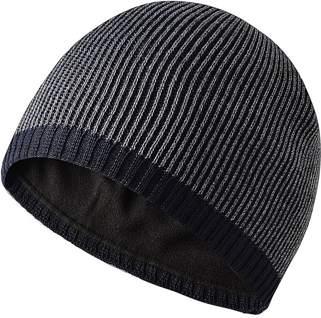 디트리 남성용 캐주얼 아웃도어 투톤 비니, 네이비