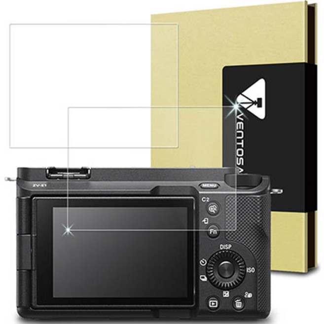 VENTOSA Sony ZV-E1 相機鋼化玻璃螢幕保護貼 2入, 單一商品, 1個