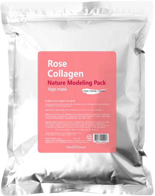 메디플라워 네이처 모델링팩 로즈 콜라겐 500g, 1개입, 1개