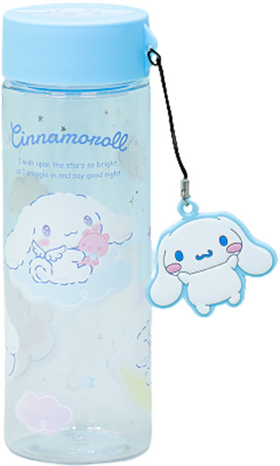 릴팡 시나모롤 팬던트 클리어 트라이탄 물통, 혼합색상, 500ml, 1개