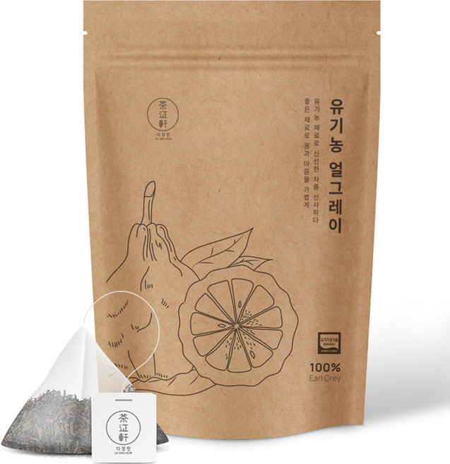 다정헌 유기농 얼그레이, 1.5g, 20개입, 1개