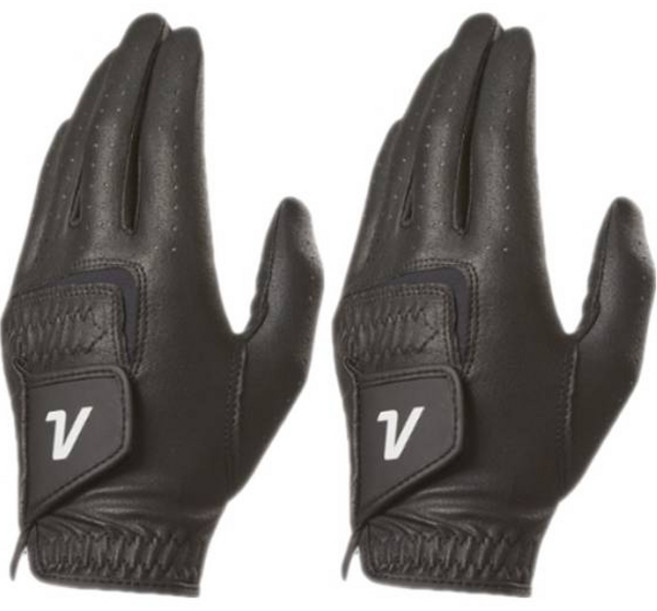 볼빅 남성용 퍼포먼스 골프장갑 왼손용, 블랙, 2개