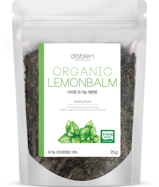 다비앙 유기농 레몬밤, 25g, 1개, 1개입 - 쿠팡