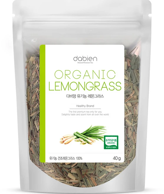다비앙 유기농 레몬그라스 허브차, 40g, 1개, 1개입 - 쿠팡
