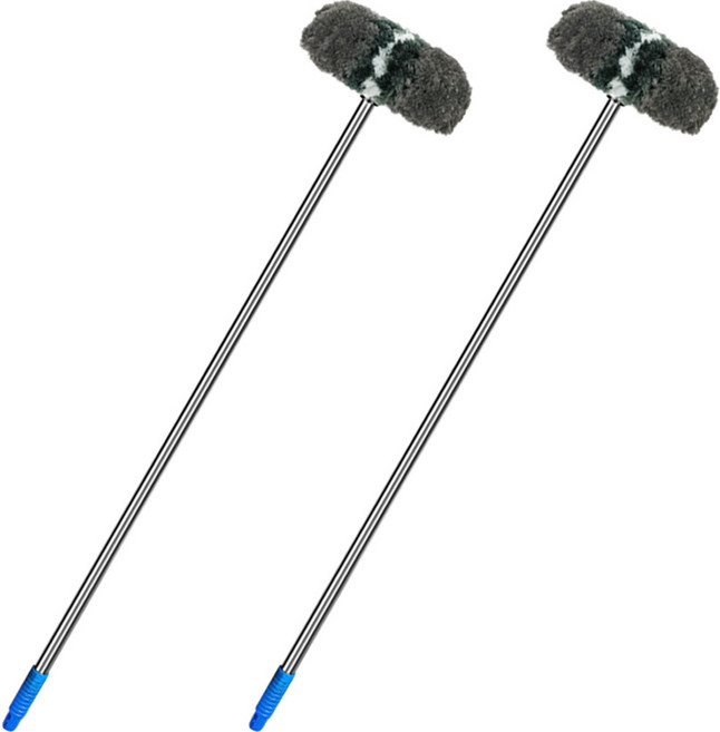 월드크린 잘닦여 분리형 스텐 세차봉 차걸레, 2개