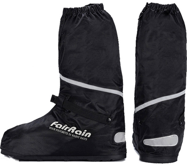 페어레인 오토바이 방수신발 커버, 블랙
