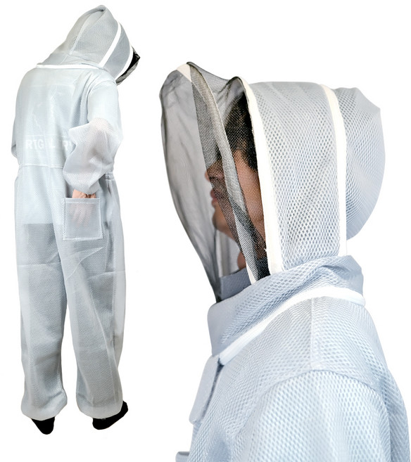 KP 이중망사 일체형 우주양봉옷, 1개