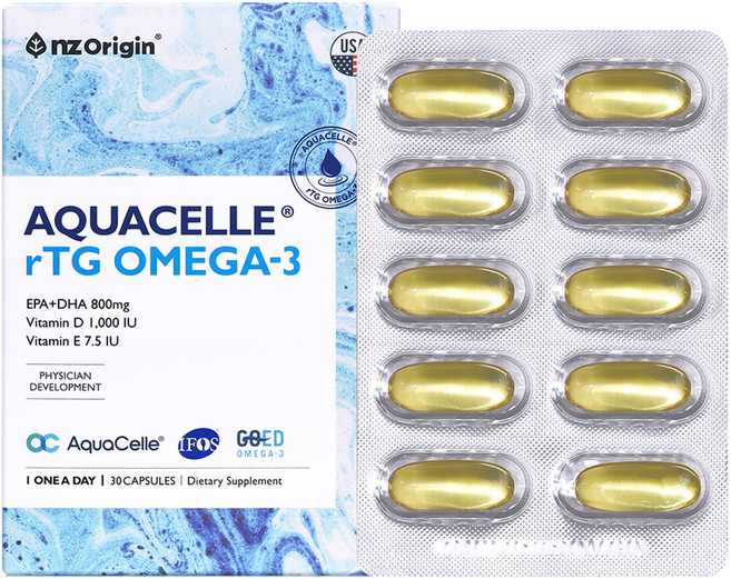 엔젯오리진 아쿠아셀 rTG 오메가 3 31.5g, 30정, 1개