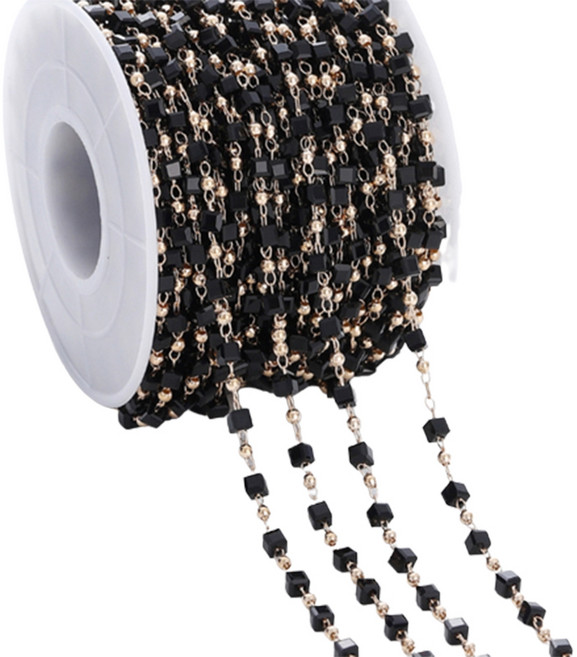 알로데 스퀘어 금속 컬러 DIY 체인 2mm x 1m, NO 11, 1개