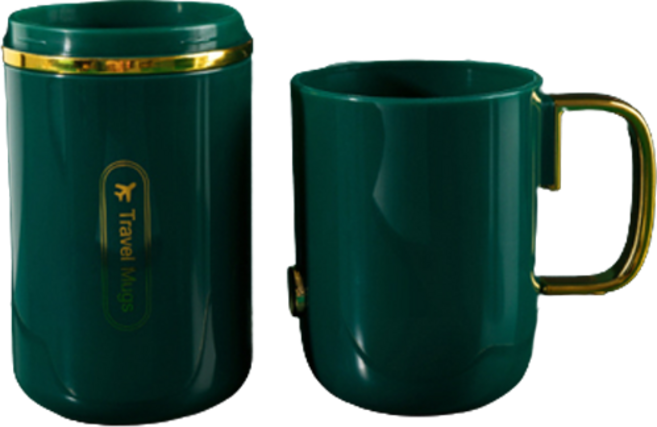 더자카 심플 양치컵 출장용 여행용 칫솔 케이스 FREE, 다크그린, 1개