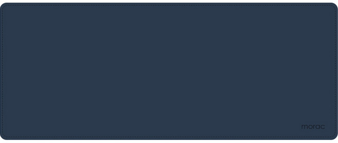 모락 마스 가죽 키보드 마우스 장패드, 네이비, 1개