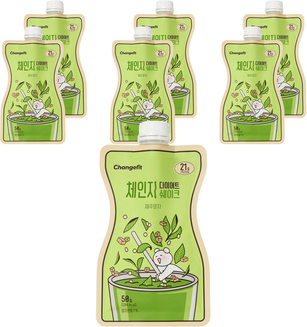체인지핏 다이어트 쉐이크 제주말차, 50g, 7개