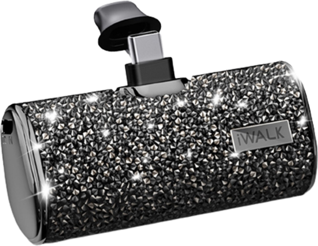 아이워크 시크릿 미니 보조배터리, 블랙, DBS4500CP(C타입용)