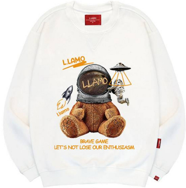 엘라모 남녀공용 3M 스페이스엘라모 빅사이즈 맨투맨