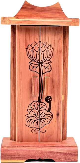 남원목기 향나무 연꽃 지방틀, 1개